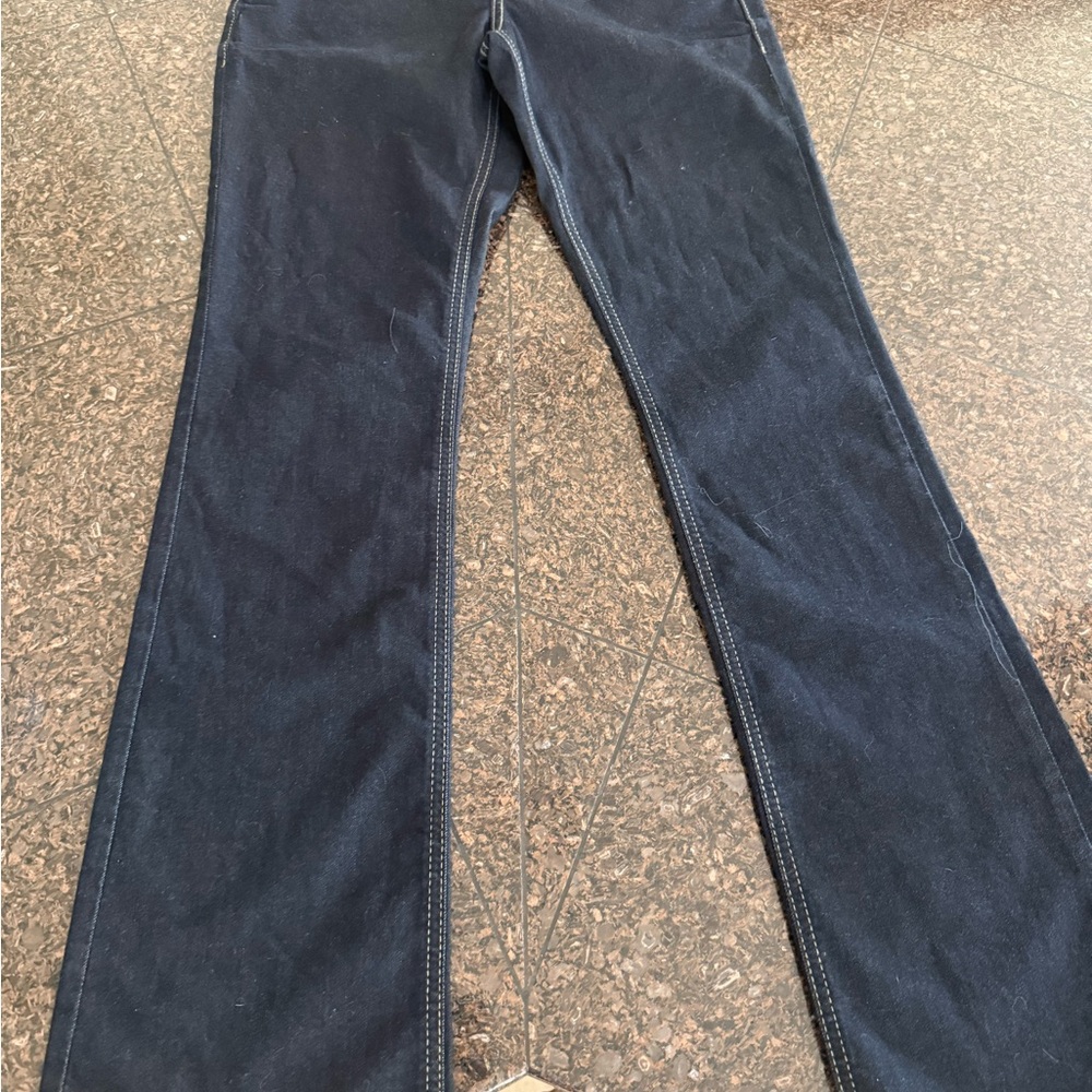 Silver Jeans Dark Indigo Wide Leg Stretch Jeans